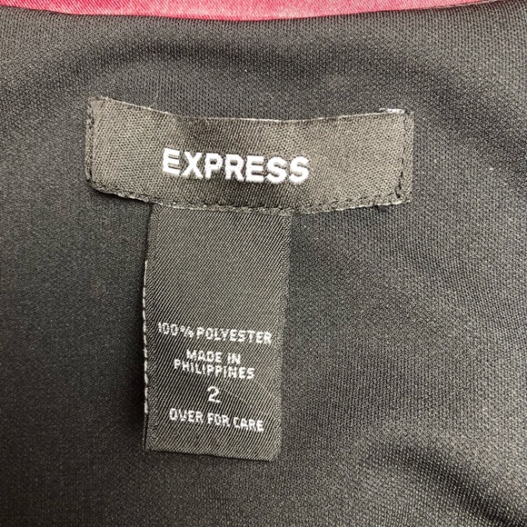 Express Sleeveless Asymmetrical Black Dress - Picture 5 of 8